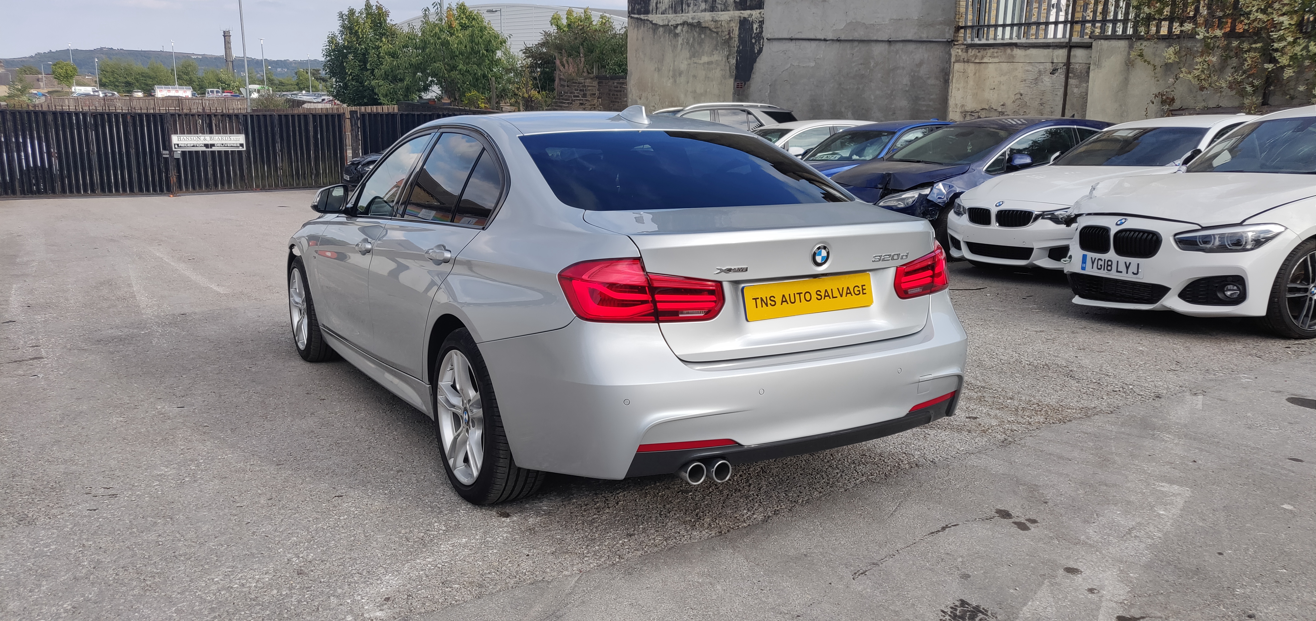 2018 BMW 3 SERIES 320D X-DRIVE 4X4 AUTO M SPORT UNRECORDED DAMAGED SALVAGE