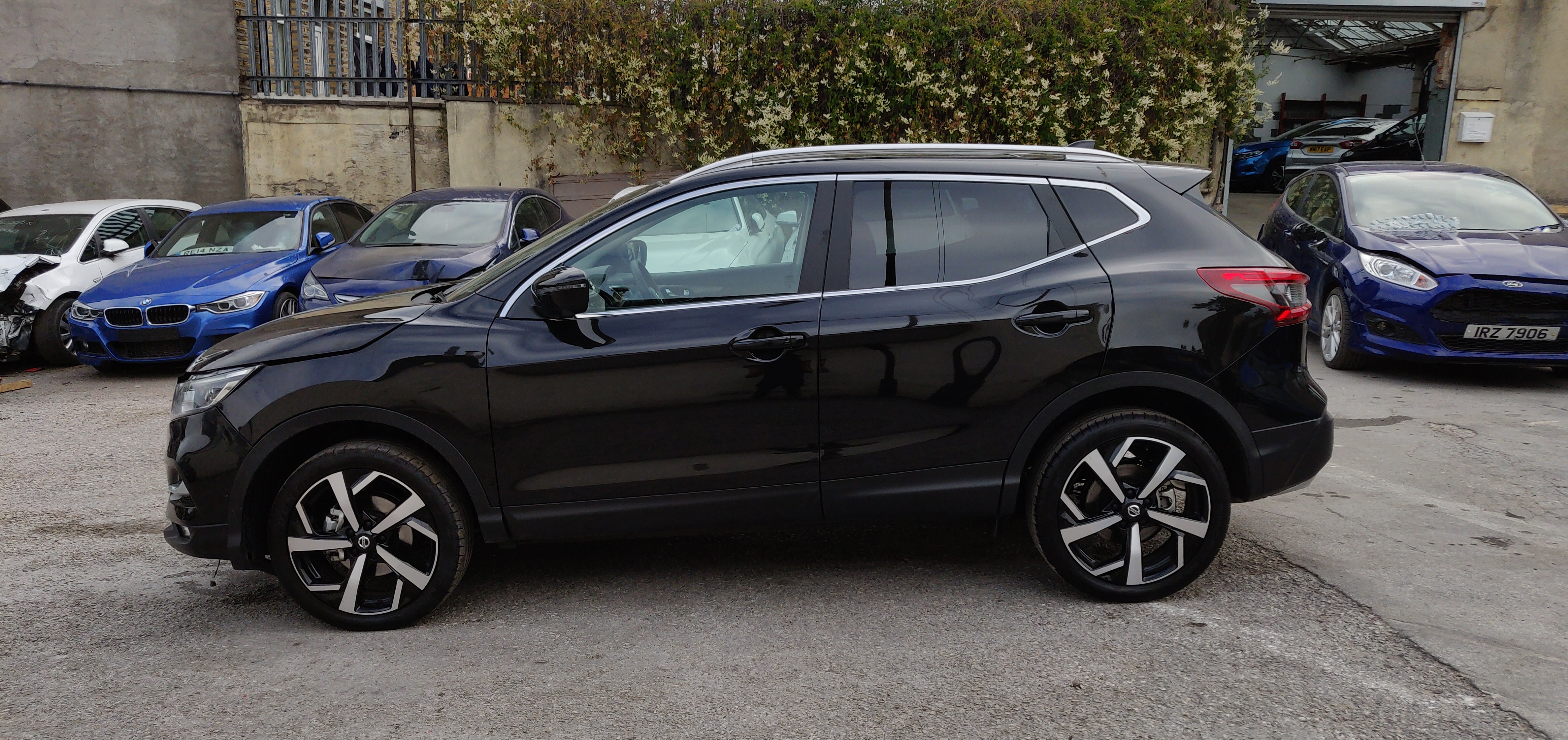 2018 18 NISSAN QASHQAI TEKNA 1.5 DCI GLASS ROOF CAT S DAMAGED SALVAGE