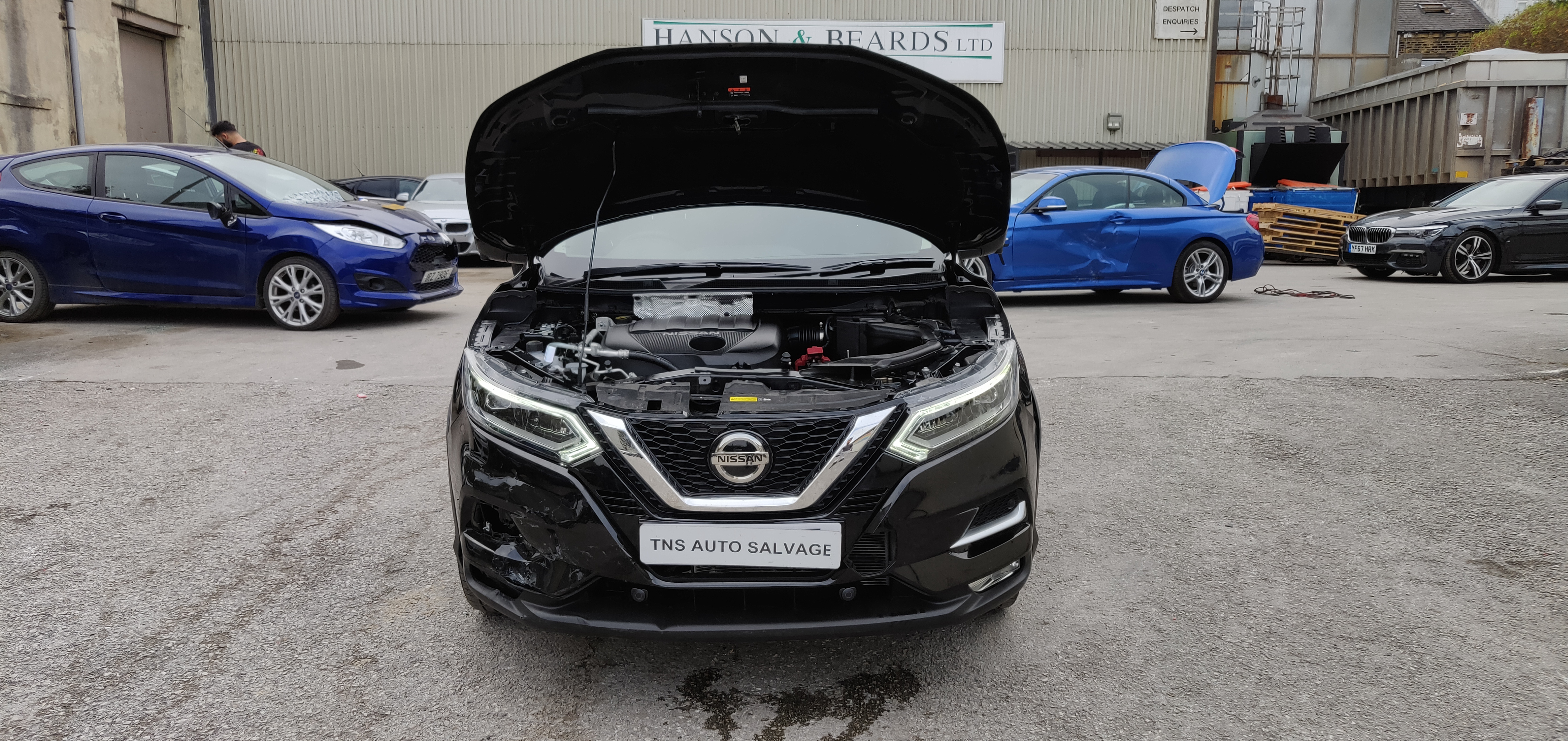 2018 18 NISSAN QASHQAI TEKNA 1.5 DCI GLASS ROOF CAT S DAMAGED SALVAGE