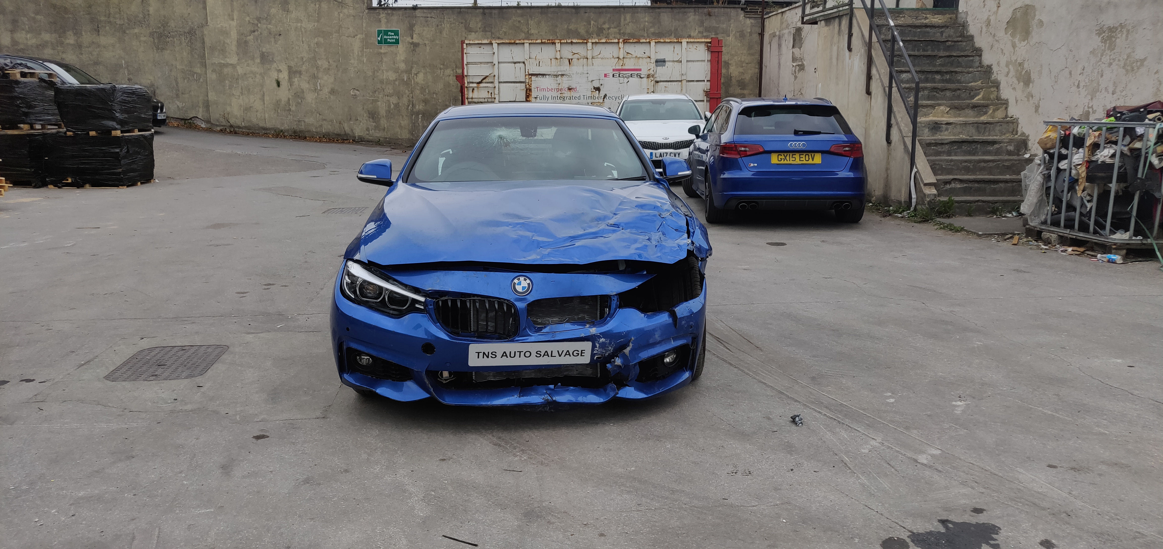 2018 18 BMW 4 SERIES 420i M SPORT AUTO CONVERTIBLE UNRECORDED DAMAGED SALVAGE