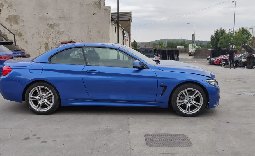 2018 18 BMW 4 SERIES 420i M SPORT AUTO CONVERTIBLE UNRECORDED DAMAGED SALVAGE