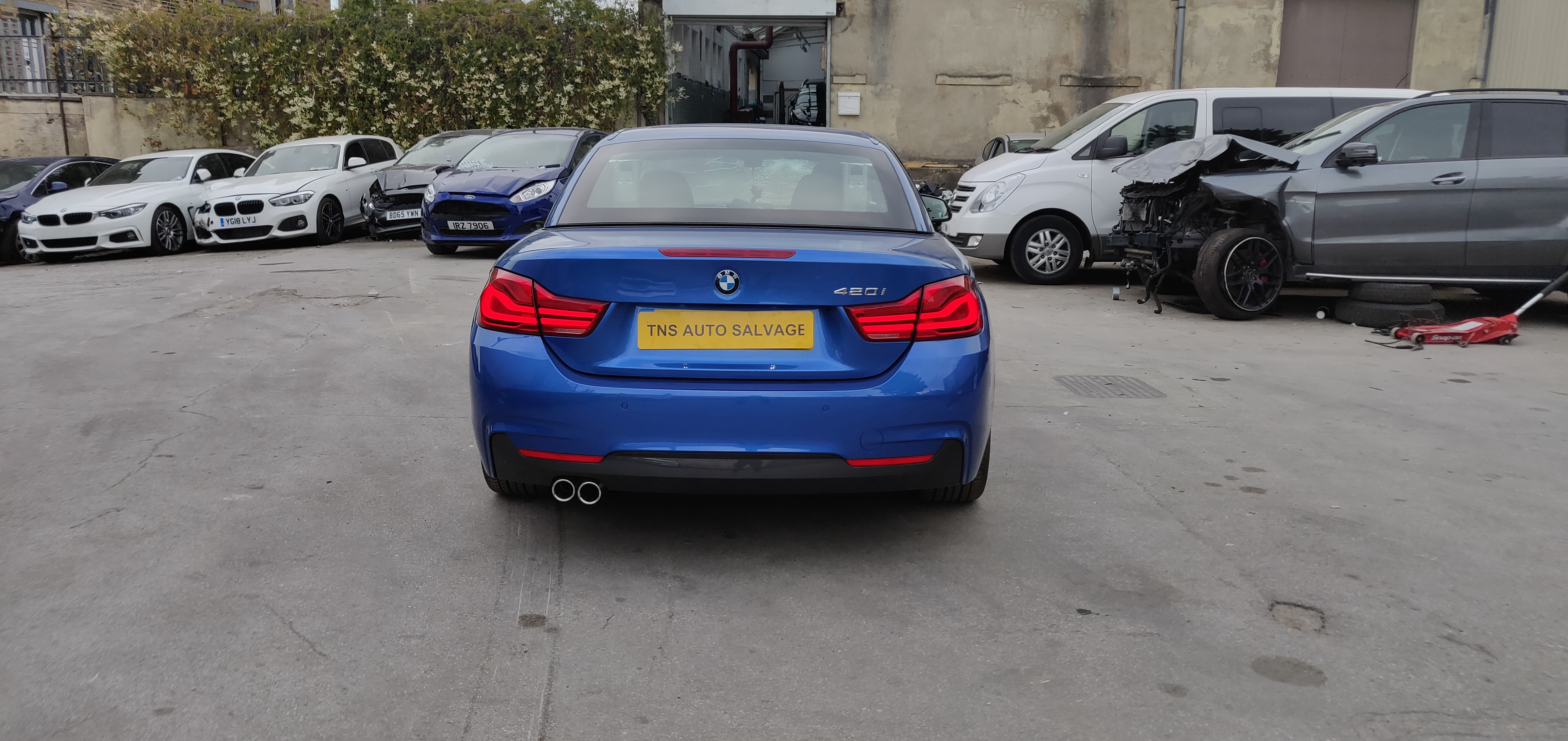 2018 18 BMW 4 SERIES 420i M SPORT AUTO CONVERTIBLE UNRECORDED DAMAGED SALVAGE