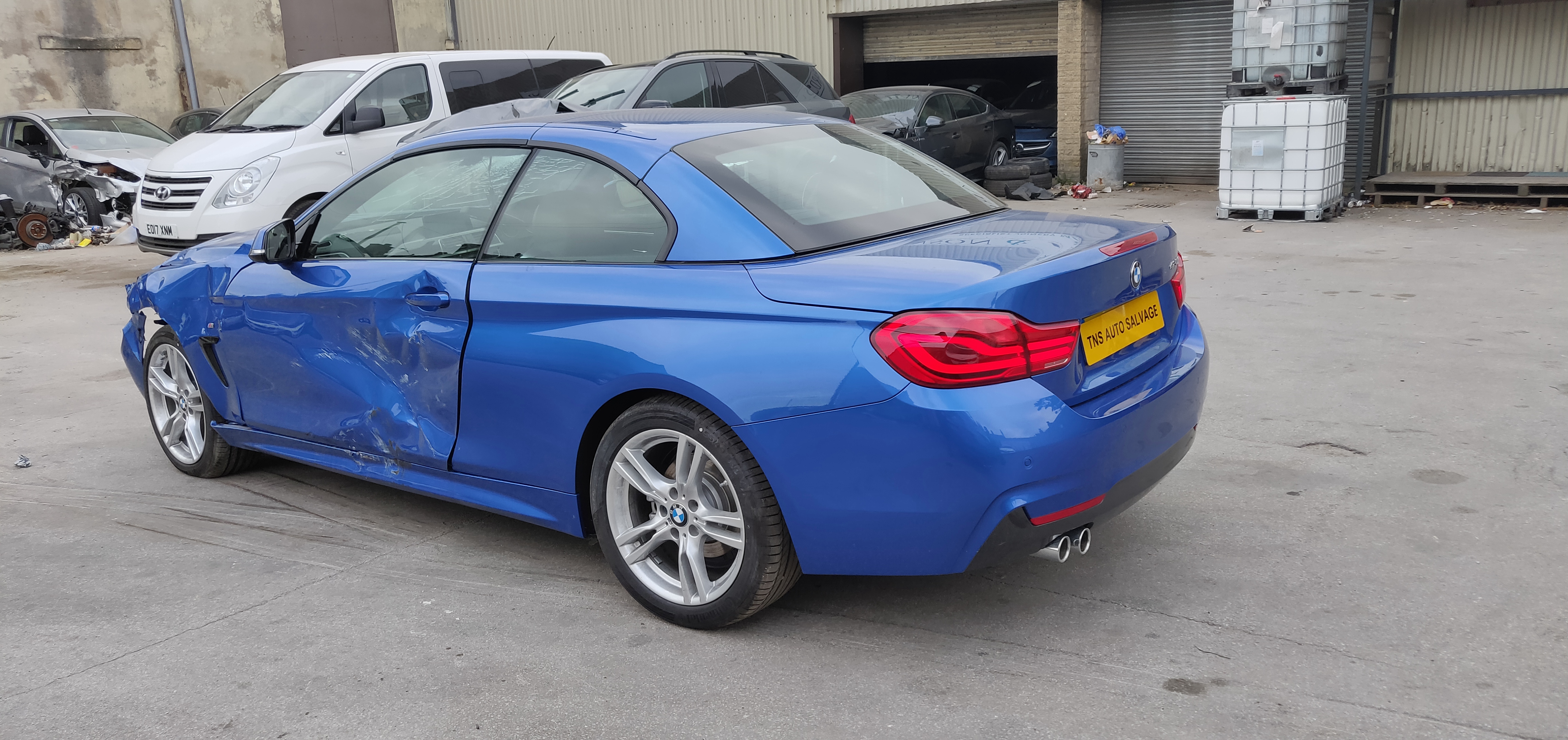 2018 18 BMW 4 SERIES 420i M SPORT AUTO CONVERTIBLE UNRECORDED DAMAGED SALVAGE