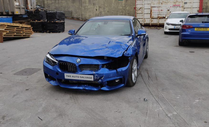 2018 18 BMW 4 SERIES 420i M SPORT AUTO CONVERTIBLE UNRECORDED DAMAGED SALVAGE