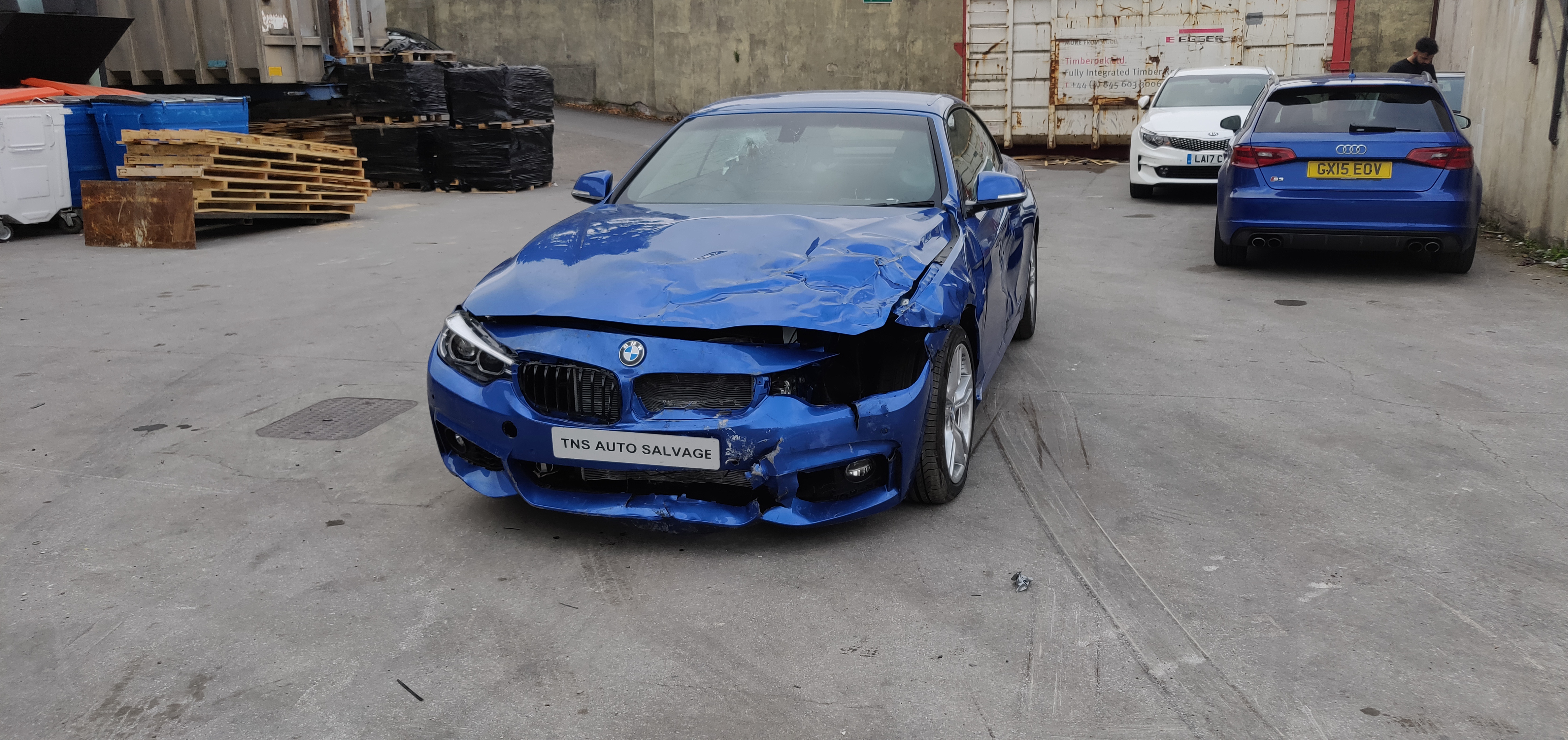 2018 18 BMW 4 SERIES 420i M SPORT AUTO CONVERTIBLE UNRECORDED DAMAGED SALVAGE