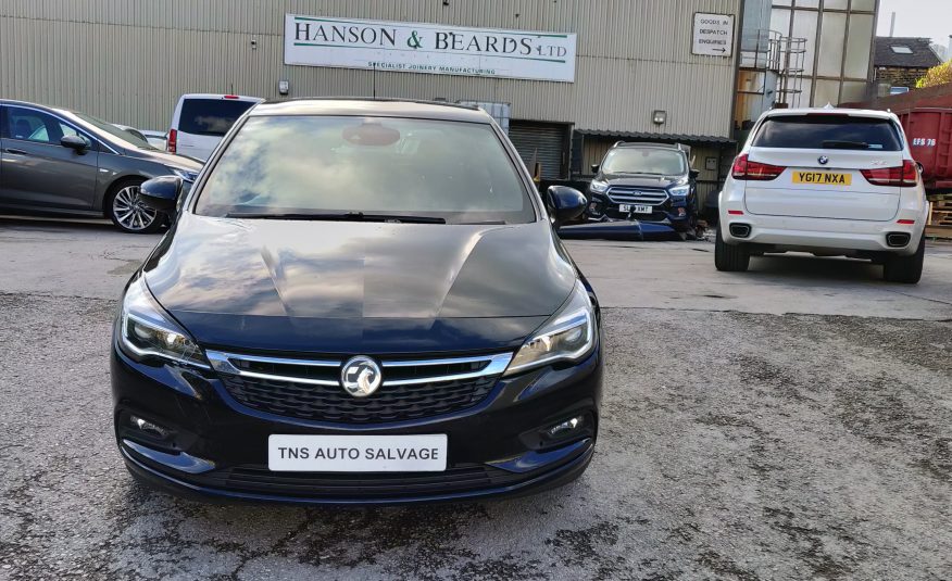 2016 66 VAUXHALL ASTRA 1.4i SRI UNRECORDED DAMAGED SALVAGE