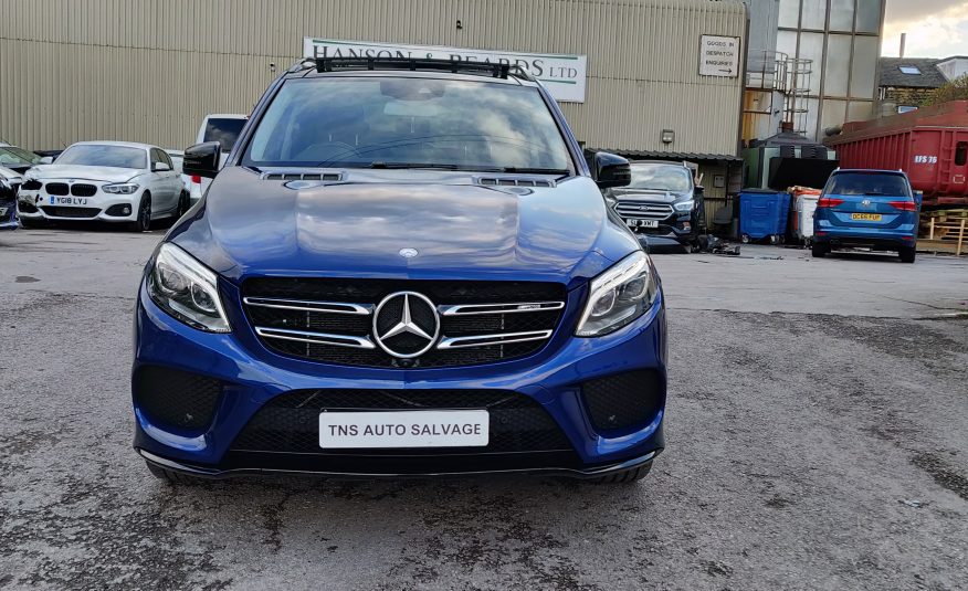 2017 MERCEDES-BENZ GLE 43 AMG PREMIUM 3.0 4 MATIC UNRECORDED NOT DAMAGED SALVAGE