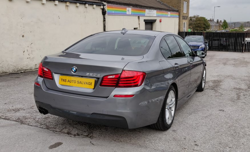 2016 BMW 5 SERIES 520D M SPORT AUTO UNRECORDED DAMAGED SALVAGE