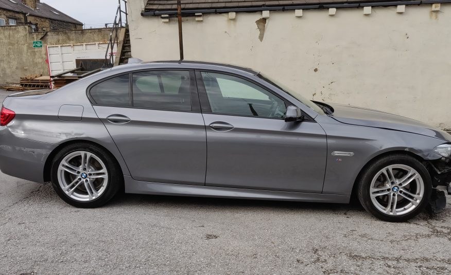 2016 BMW 5 SERIES 520D M SPORT AUTO UNRECORDED DAMAGED SALVAGE