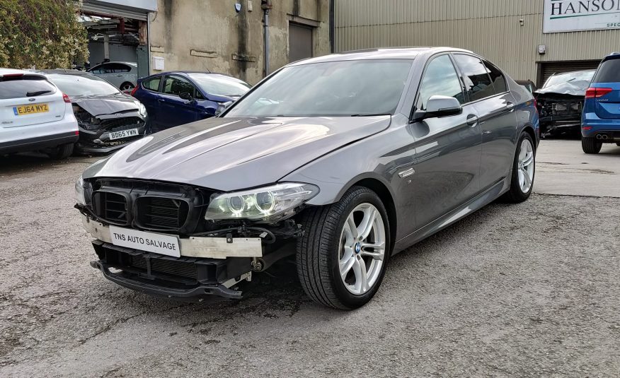 2016 BMW 5 SERIES 520D M SPORT AUTO UNRECORDED DAMAGED SALVAGE