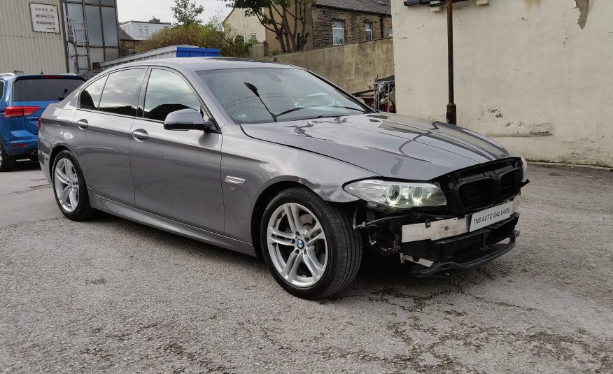 2016 BMW 5 SERIES 520D M SPORT AUTO UNRECORDED DAMAGED SALVAGE