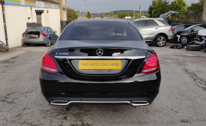 2017 67 MERCEDES-BENZ C CLASS C220D SPORT AUTO UNRECORDED DAMAGED SALVAGE