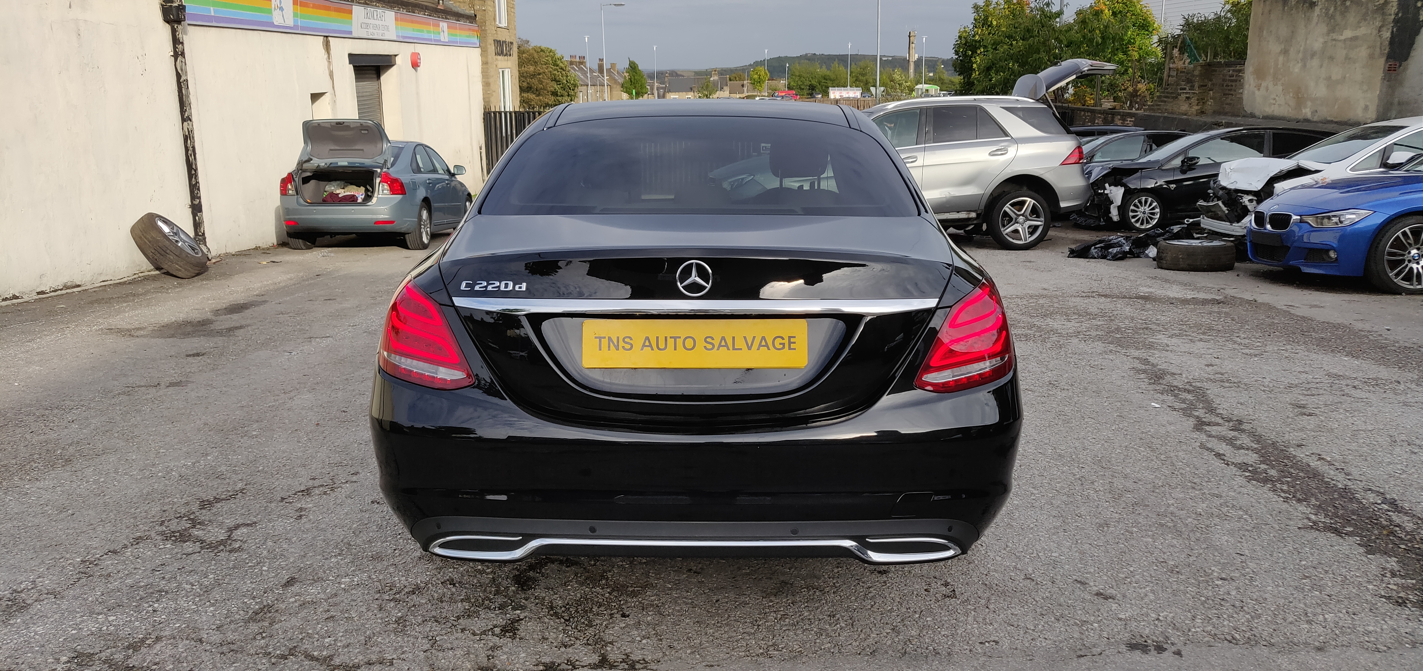 2017 67 MERCEDES-BENZ C CLASS C220D SPORT AUTO UNRECORDED DAMAGED SALVAGE