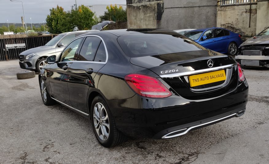 2017 67 MERCEDES-BENZ C CLASS C220D SPORT AUTO UNRECORDED DAMAGED SALVAGE