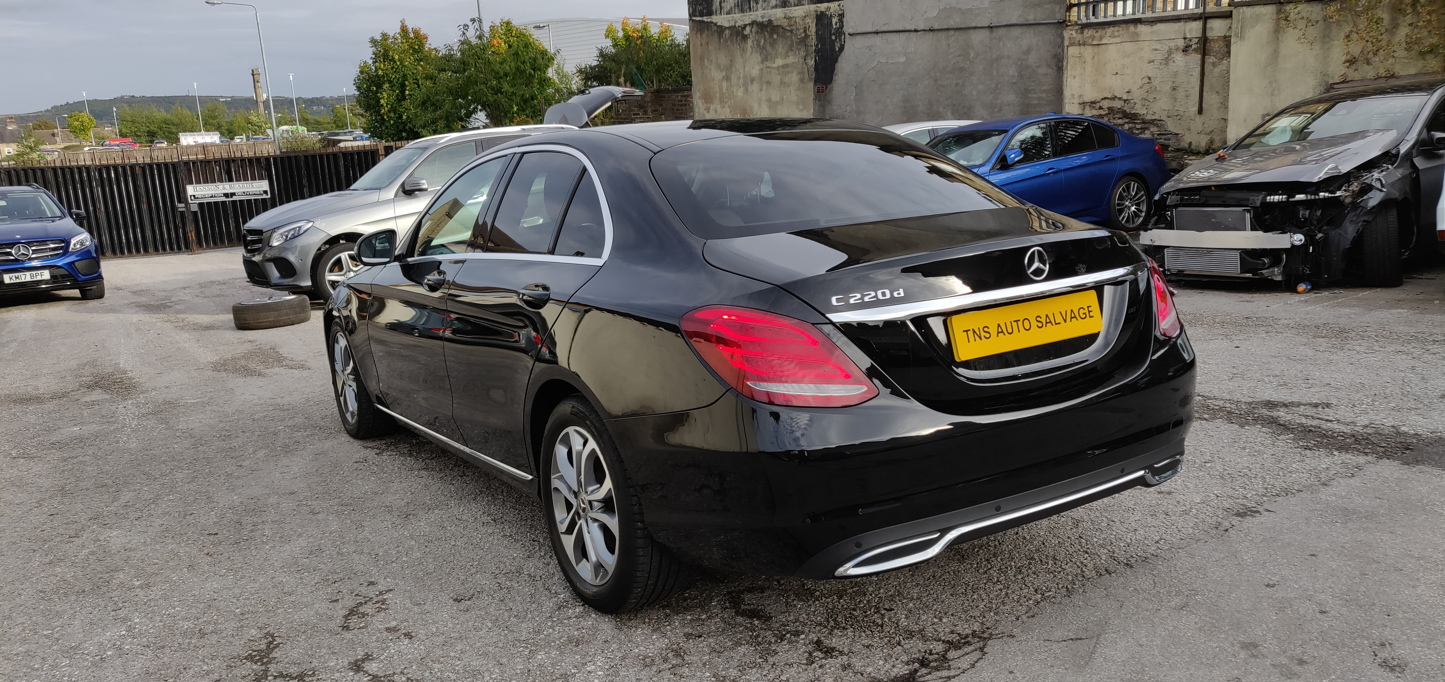 2017 67 MERCEDES-BENZ C CLASS C220D SPORT AUTO UNRECORDED DAMAGED SALVAGE