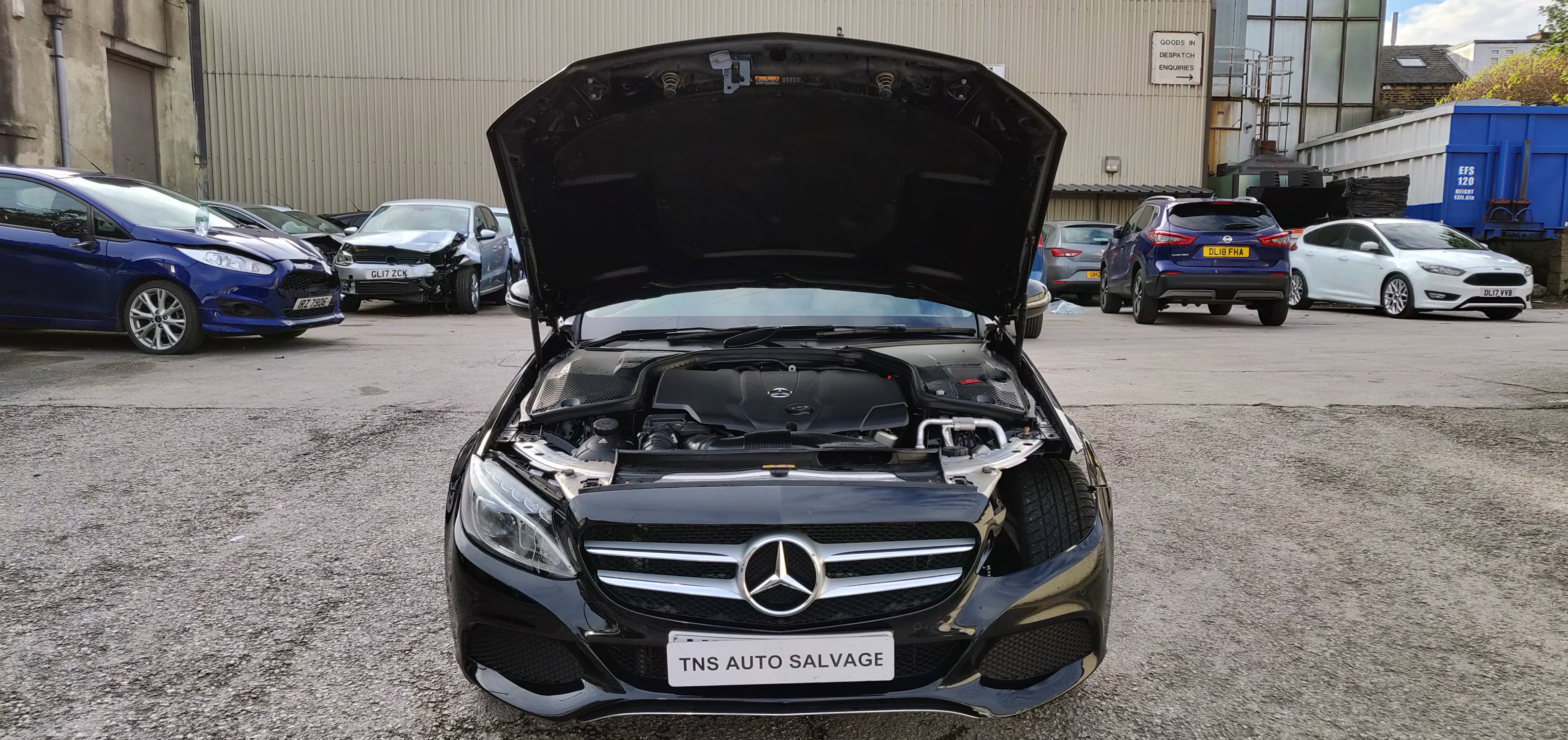 2017 67 MERCEDES-BENZ C CLASS C220D SPORT AUTO UNRECORDED DAMAGED SALVAGE