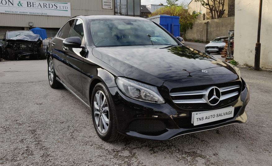 2017 67 MERCEDES-BENZ C CLASS C220D SPORT AUTO UNRECORDED DAMAGED SALVAGE