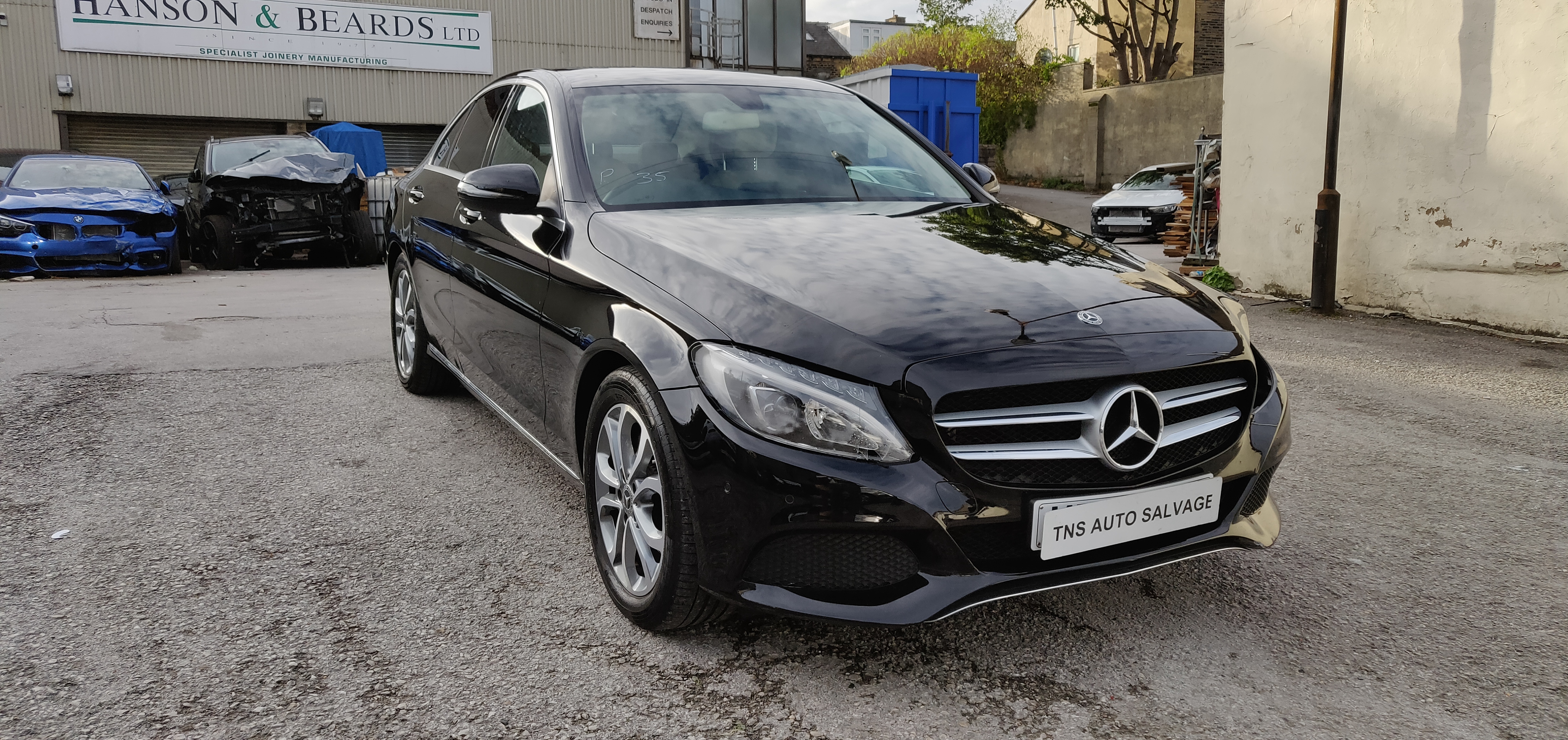 2017 67 MERCEDES-BENZ C CLASS C220D SPORT AUTO UNRECORDED DAMAGED SALVAGE