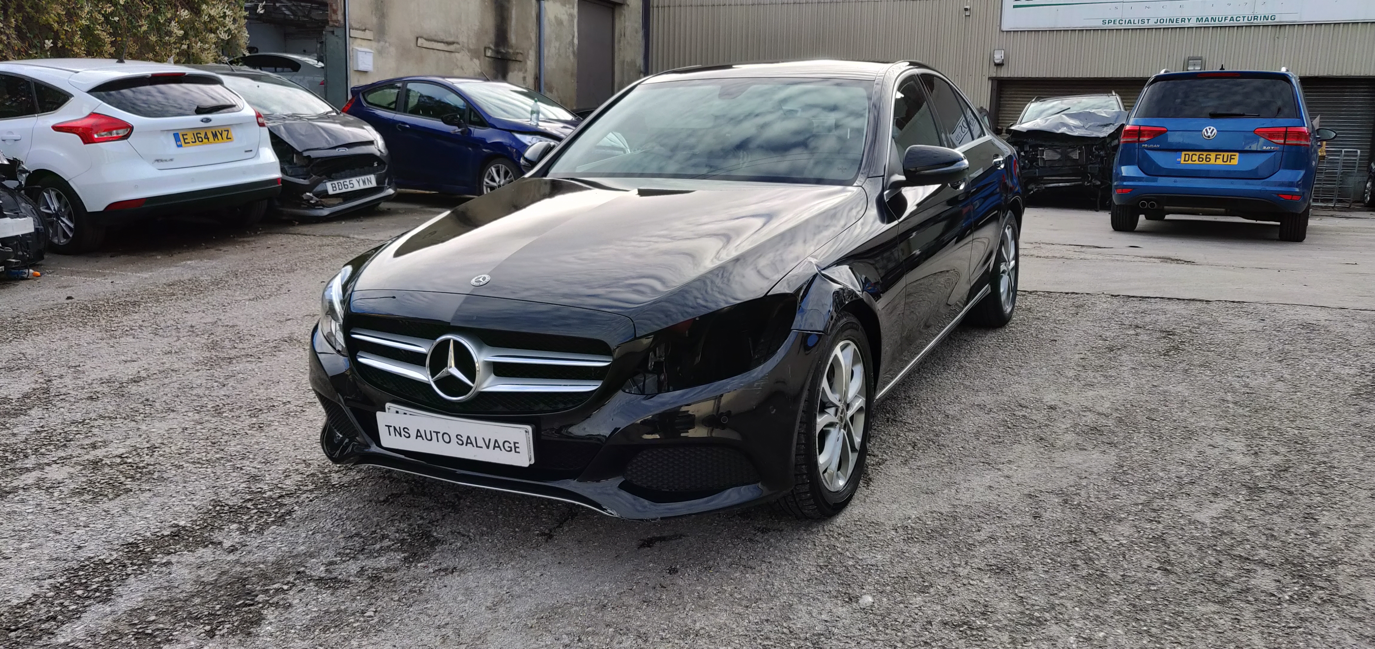 2017 67 MERCEDES-BENZ C CLASS C220D SPORT AUTO UNRECORDED DAMAGED SALVAGE