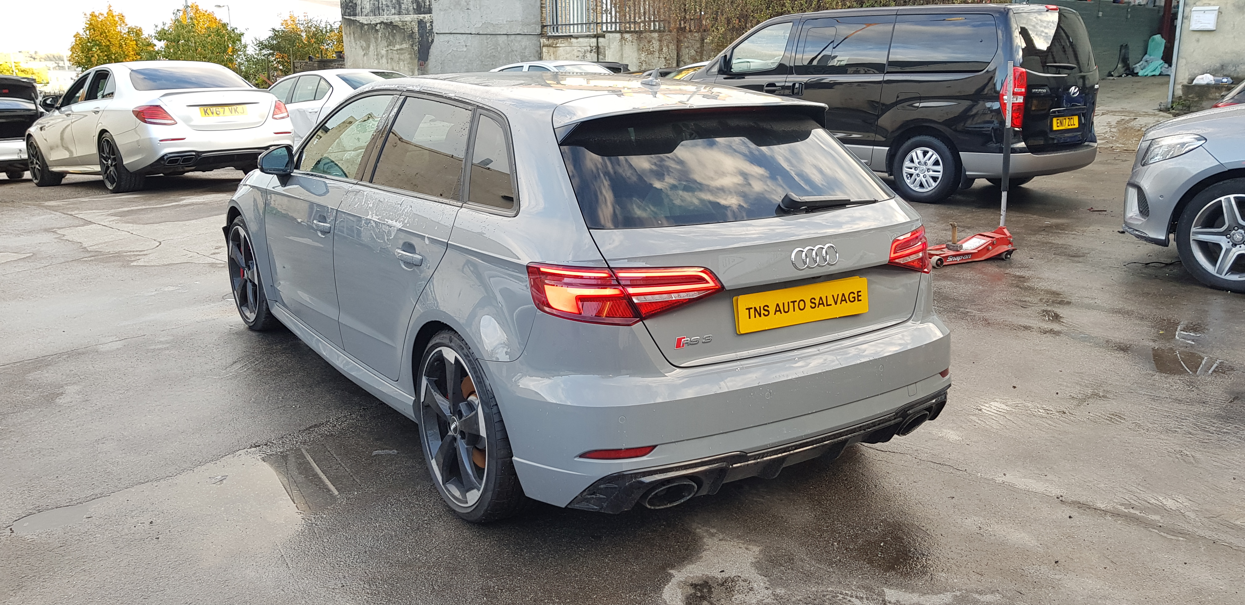 2017 67 AUDI RS3 2.5 TFSI SPORTBACK S TRONIC QUATTRO UNRECORDED DAMAGED SALVAGE
