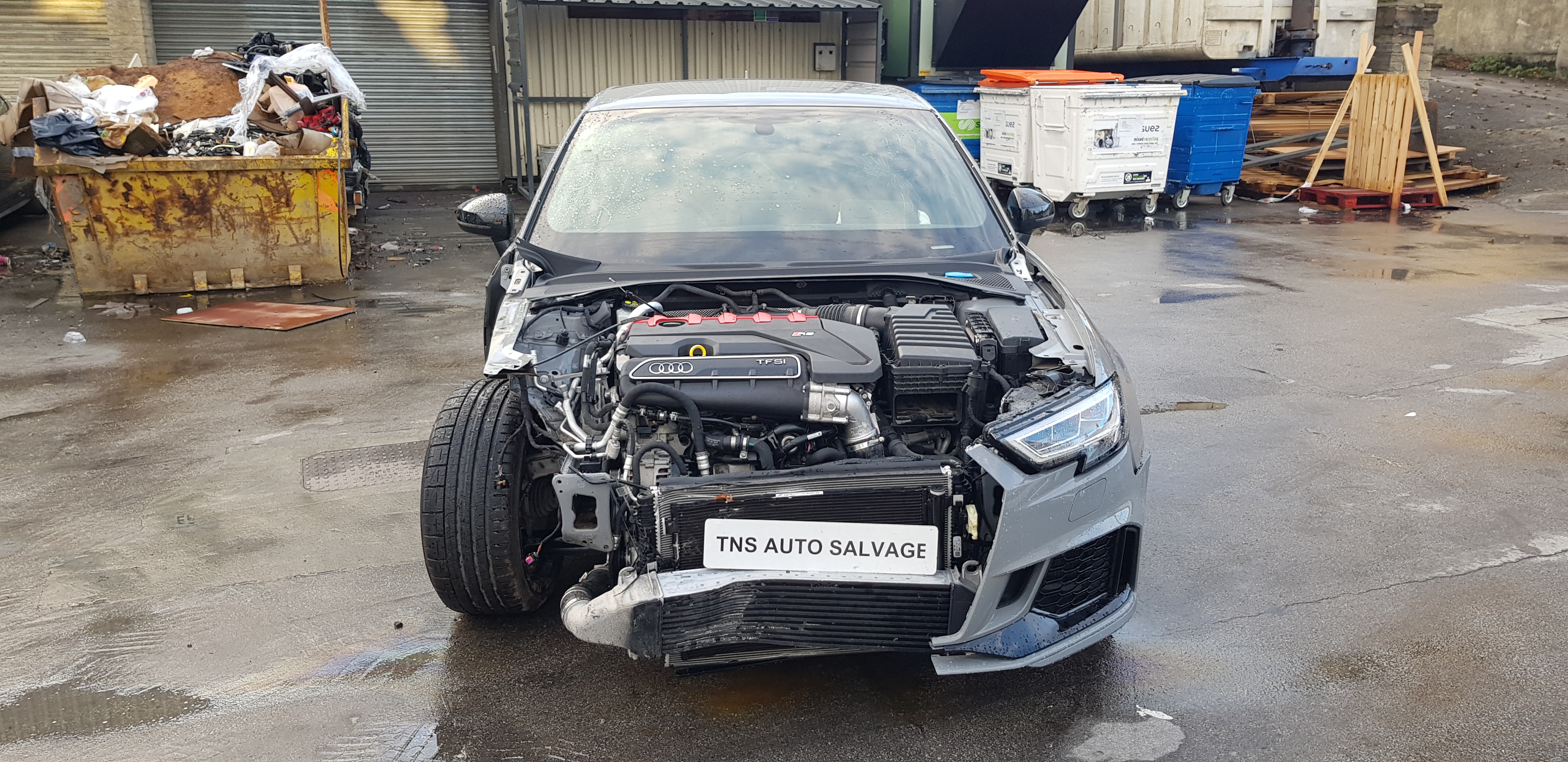 2017 67 AUDI RS3 2.5 TFSI SPORTBACK S TRONIC QUATTRO UNRECORDED DAMAGED SALVAGE