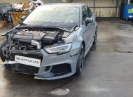 2017 67 AUDI RS3 2.5 TFSI SPORTBACK S TRONIC QUATTRO UNRECORDED DAMAGED SALVAGE