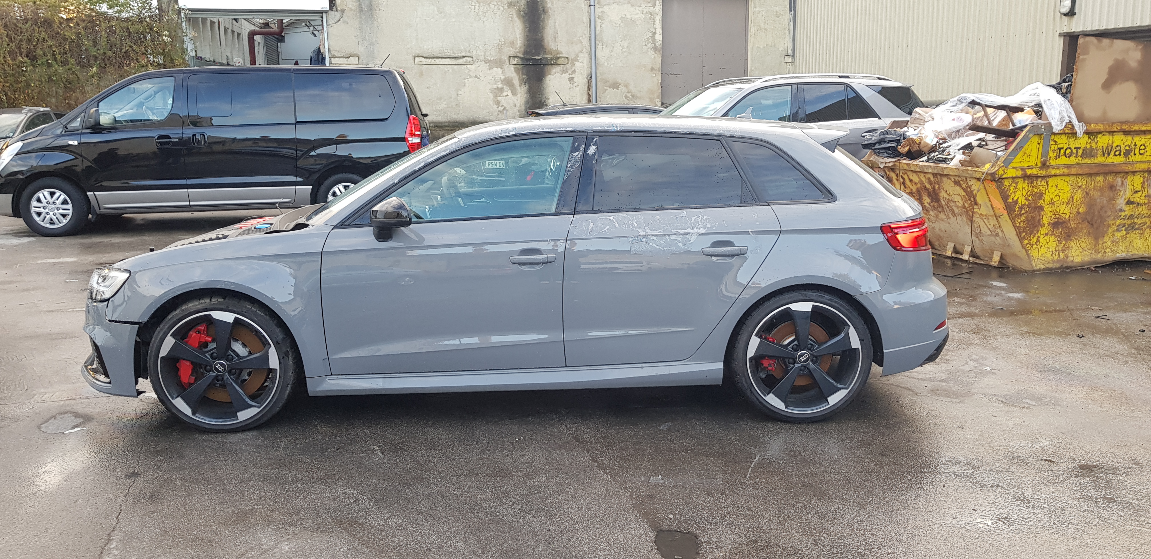 2017 67 AUDI RS3 2.5 TFSI SPORTBACK S TRONIC QUATTRO UNRECORDED DAMAGED SALVAGE