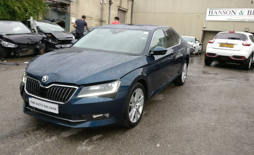 2017 SKODA SUPERB SE L EXECUTIVE 2.0 TDI UNRECORDED DAMAGED SALVAGE