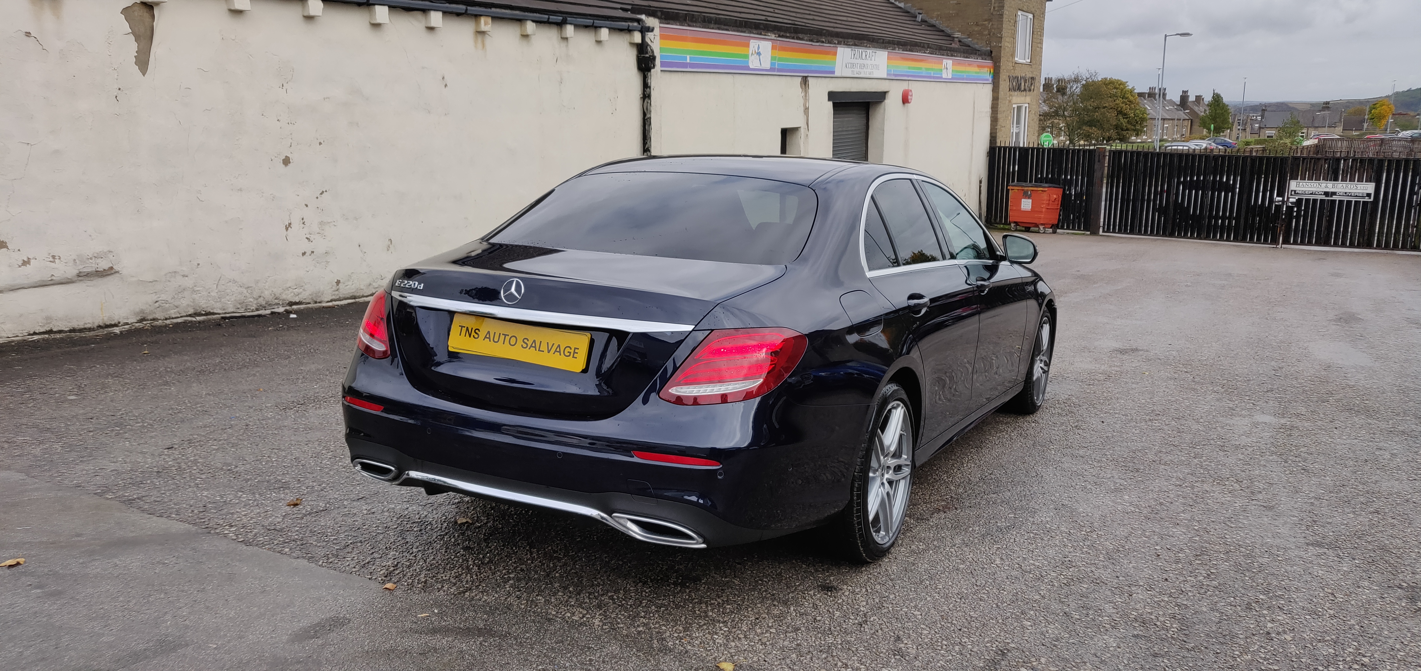 2018 MERCEDES-BENZ E CLASS E220D AMG LINE AUTO UNRECORDED DAMAGED SALVAGE