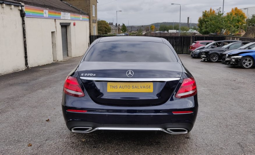 2018 MERCEDES-BENZ E CLASS E220D AMG LINE AUTO UNRECORDED DAMAGED SALVAGE