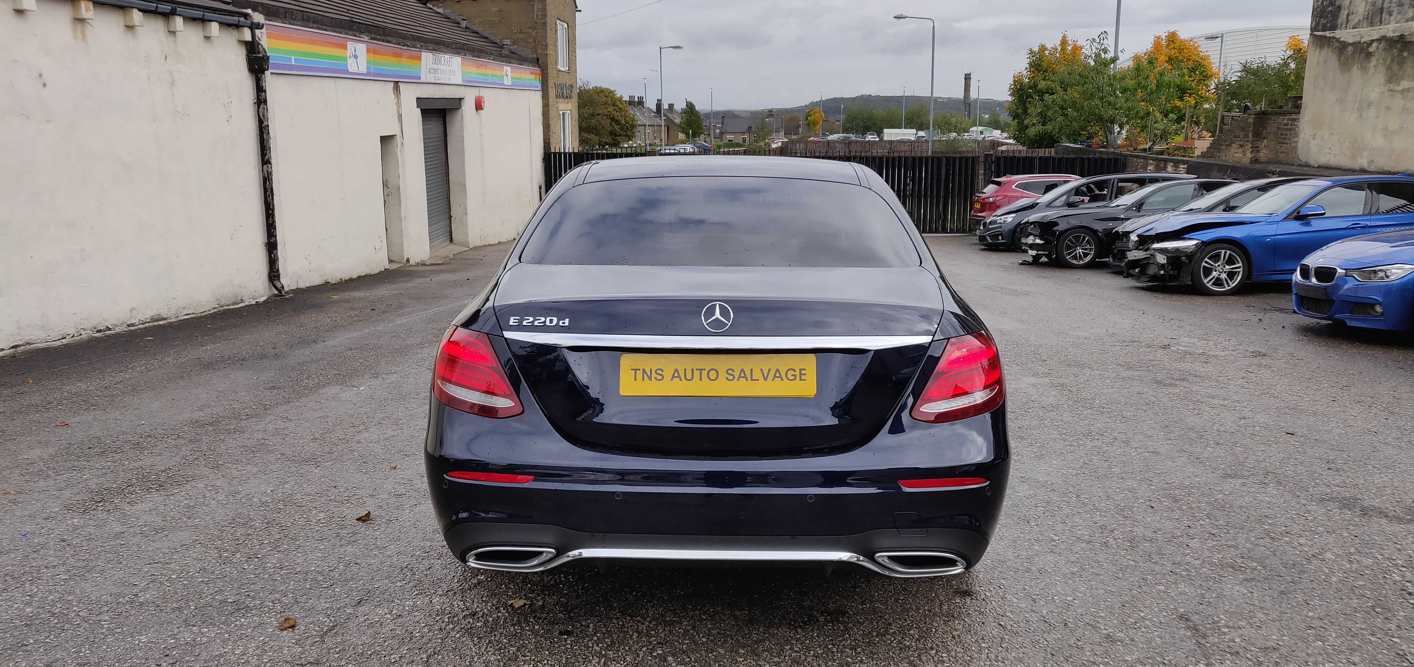 2018 MERCEDES-BENZ E CLASS E220D AMG LINE AUTO UNRECORDED DAMAGED SALVAGE