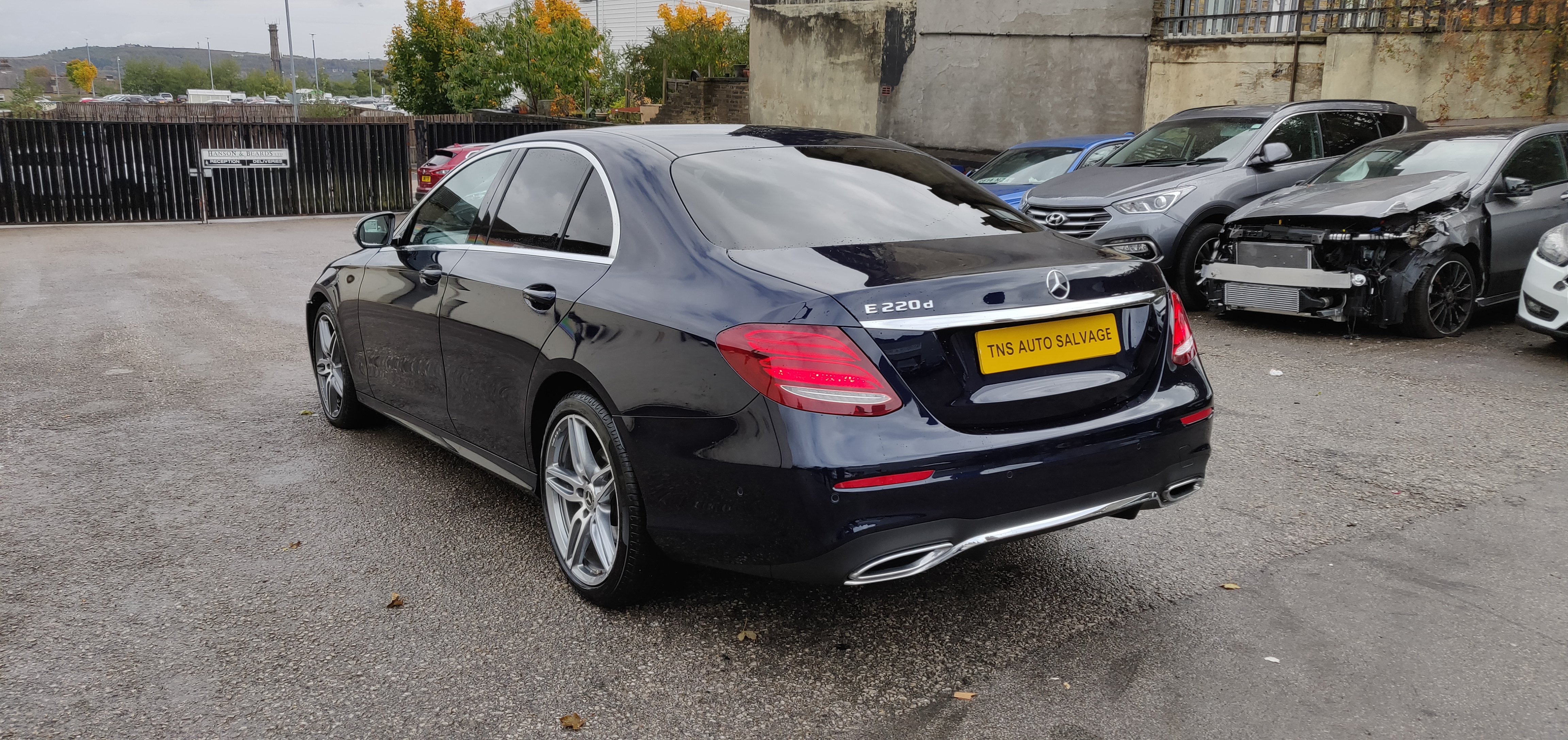2018 MERCEDES-BENZ E CLASS E220D AMG LINE AUTO UNRECORDED DAMAGED SALVAGE
