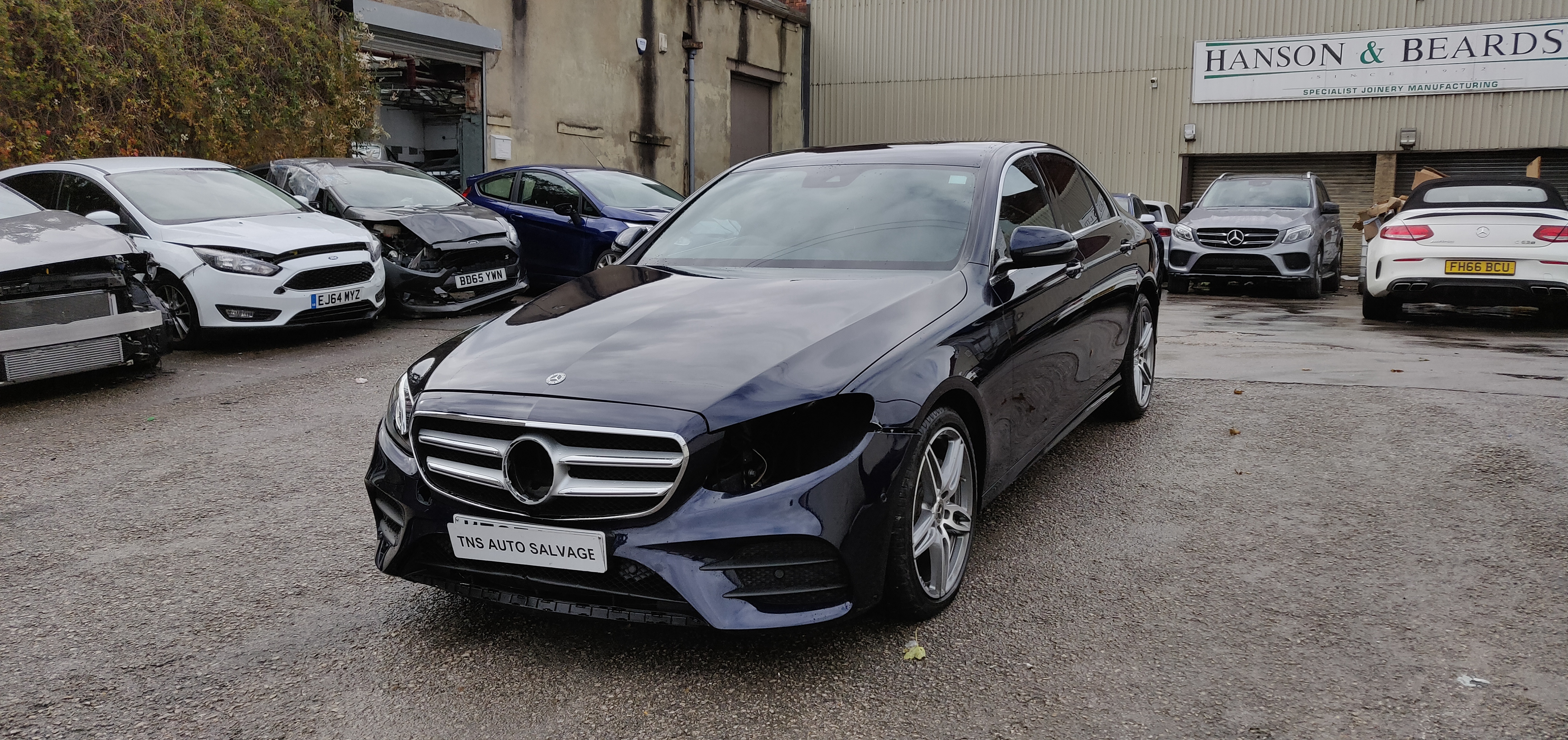 2018 MERCEDES-BENZ E CLASS E220D AMG LINE AUTO UNRECORDED DAMAGED SALVAGE