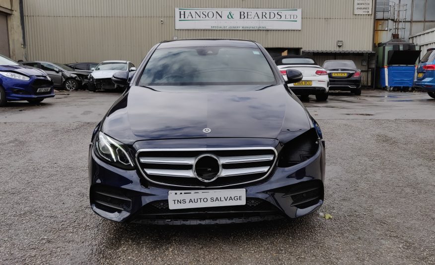 2018 MERCEDES-BENZ E CLASS E220D AMG LINE AUTO UNRECORDED DAMAGED SALVAGE