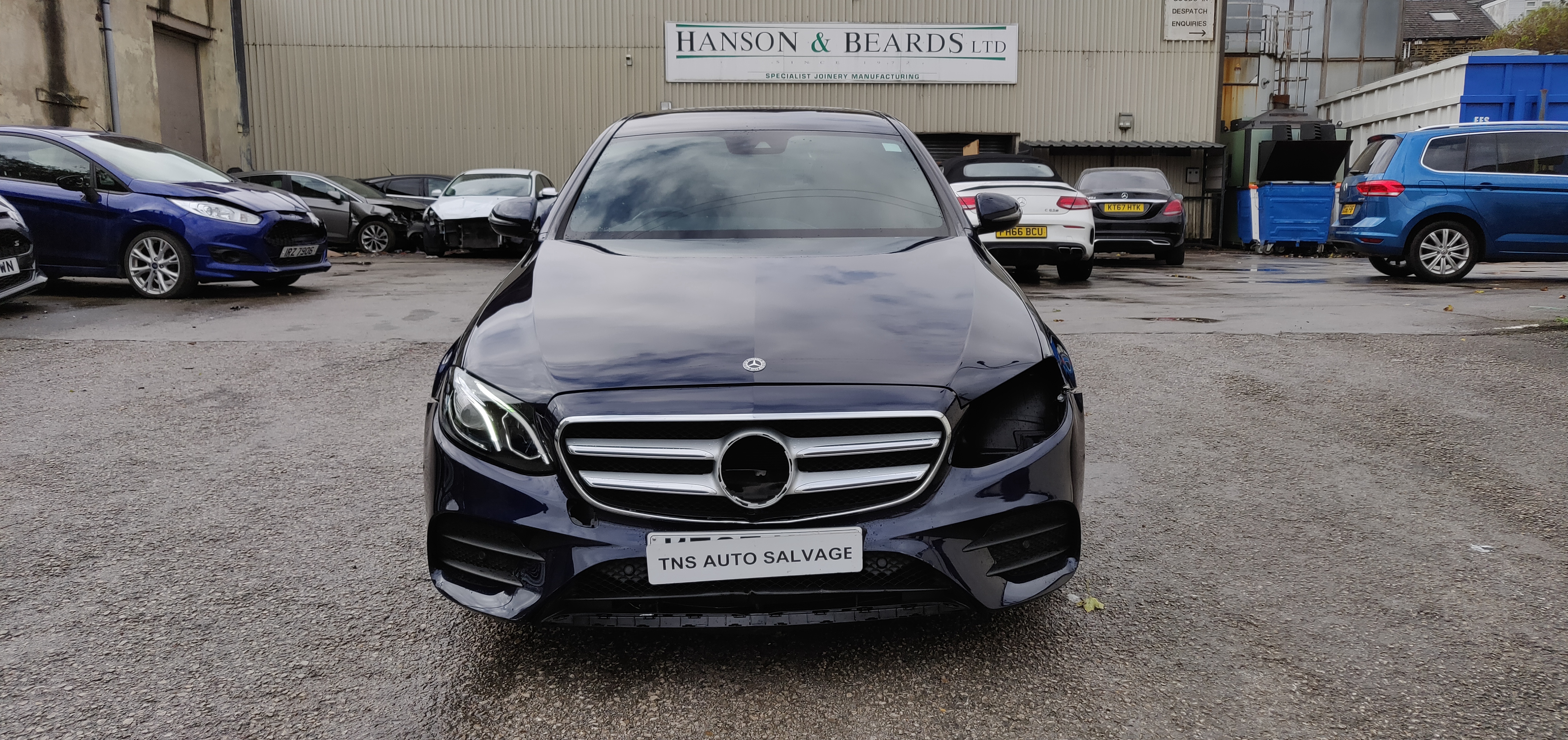 2018 MERCEDES-BENZ E CLASS E220D AMG LINE AUTO UNRECORDED DAMAGED SALVAGE