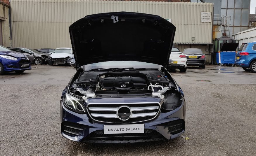 2018 MERCEDES-BENZ E CLASS E220D AMG LINE AUTO UNRECORDED DAMAGED SALVAGE