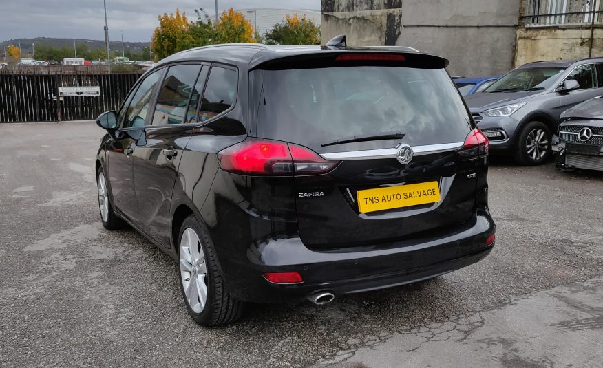 2017 17 VAUXHALL ZAFIRA TOURER SRI NAV 2.0 CDTi AUTO UNRECORDED DAMAGED SALVAGE