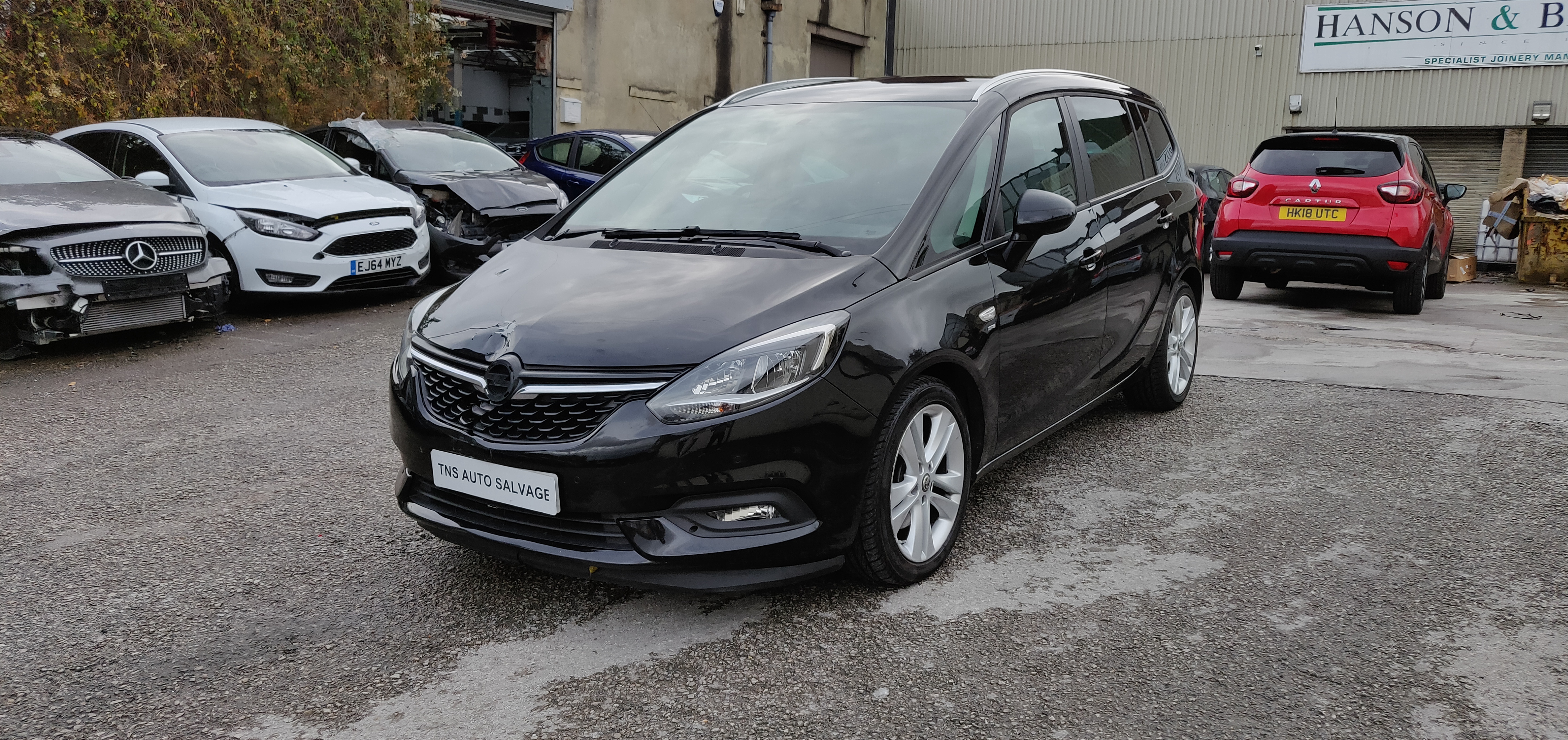 2017 17 VAUXHALL ZAFIRA TOURER SRI NAV 2.0 CDTi AUTO UNRECORDED DAMAGED SALVAGE