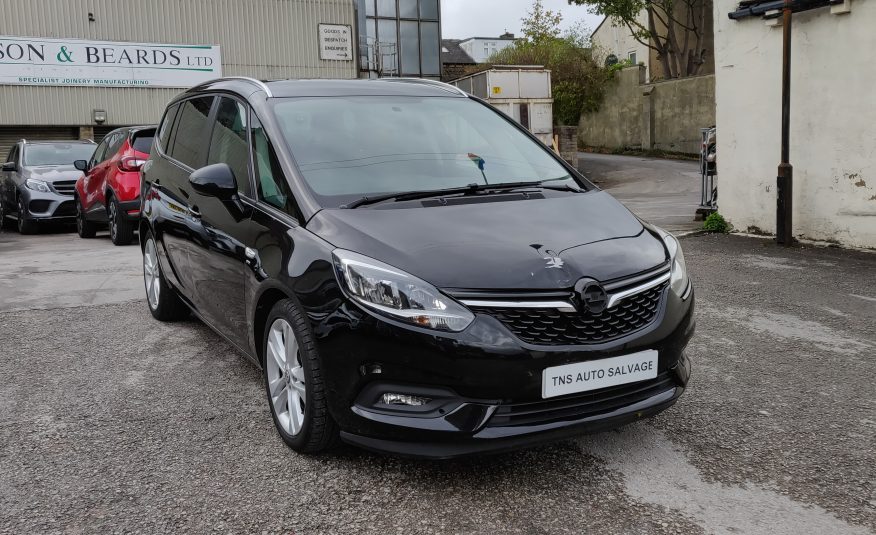 2017 17 VAUXHALL ZAFIRA TOURER SRI NAV 2.0 CDTi AUTO UNRECORDED DAMAGED SALVAGE