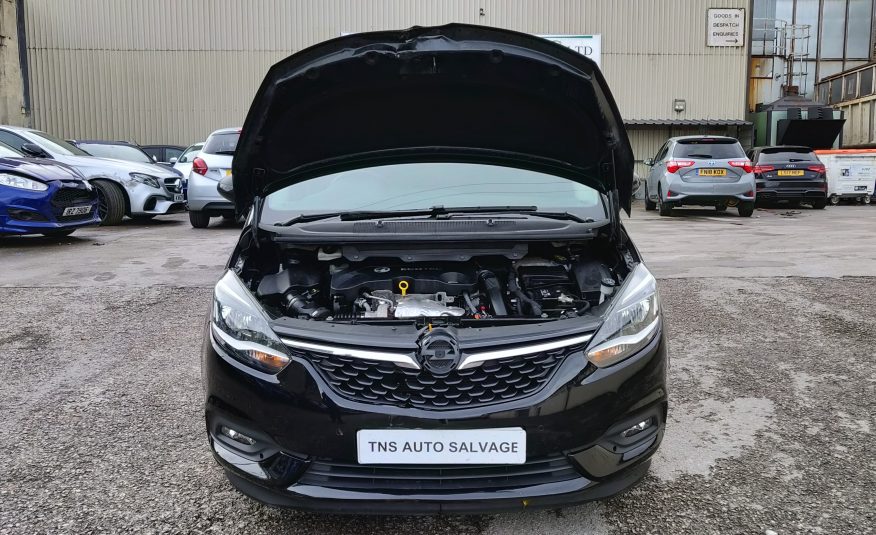 2017 17 VAUXHALL ZAFIRA TOURER SRI NAV 2.0 CDTi AUTO UNRECORDED DAMAGED SALVAGE