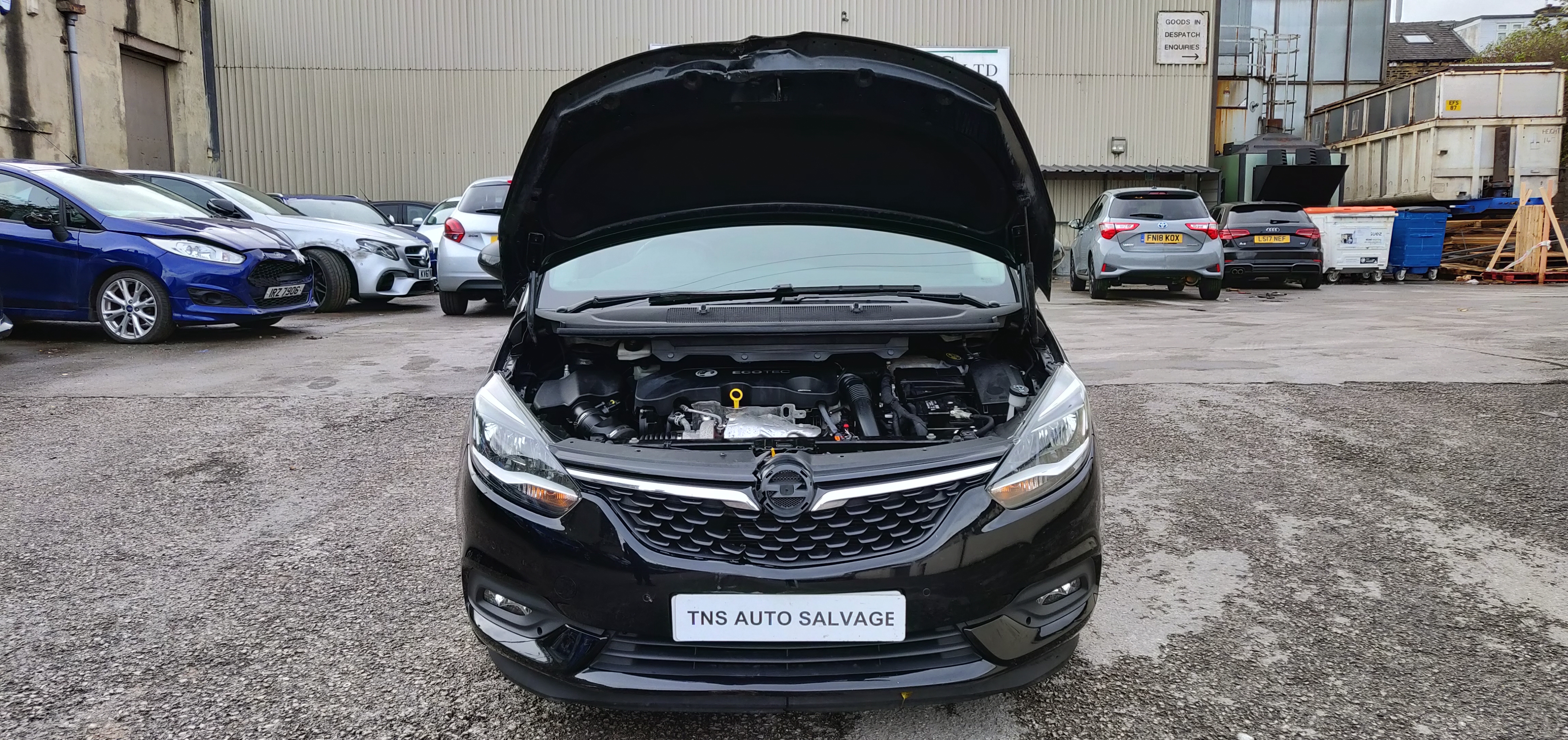 2017 17 VAUXHALL ZAFIRA TOURER SRI NAV 2.0 CDTi AUTO UNRECORDED DAMAGED SALVAGE