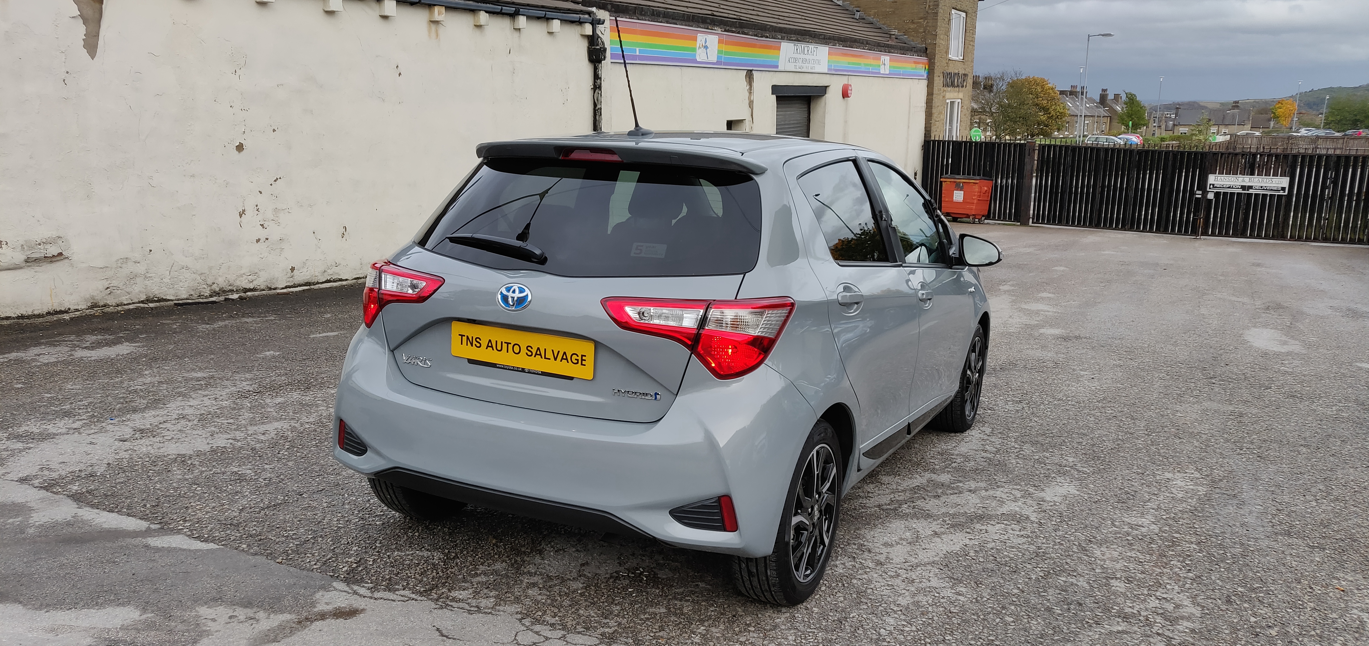 2018 18 TOYOTA YARIS DESIGN 1.5 VVT-i HEV CV HYBRID CAT S DAMAGED SALVAGE