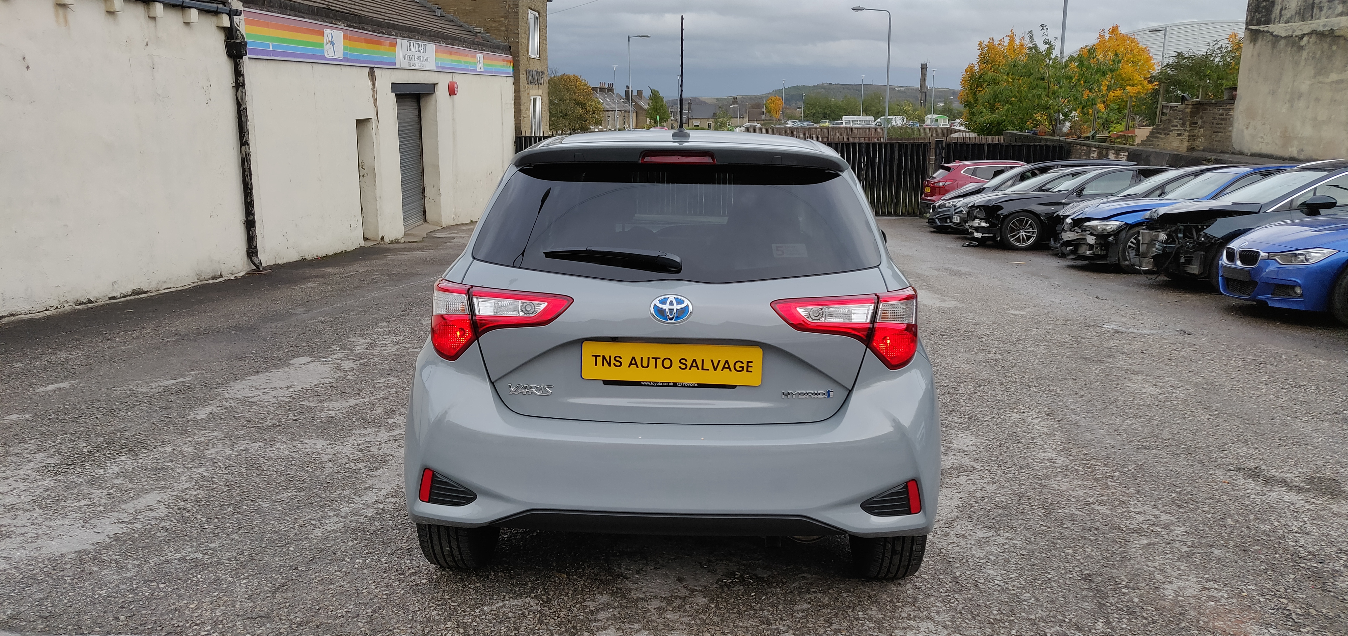 2018 18 TOYOTA YARIS DESIGN 1.5 VVT-i HEV CV HYBRID CAT S DAMAGED SALVAGE