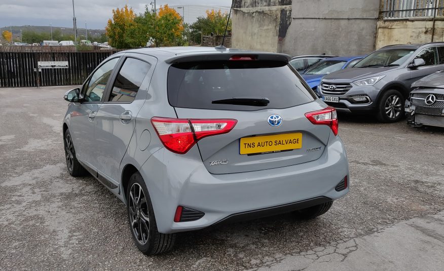 2018 18 TOYOTA YARIS DESIGN 1.5 VVT-i HEV CV HYBRID CAT S DAMAGED SALVAGE