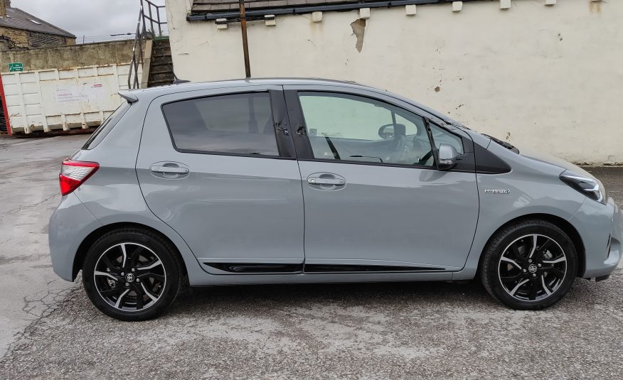 2018 18 TOYOTA YARIS DESIGN 1.5 VVT-i HEV CV HYBRID CAT S DAMAGED SALVAGE