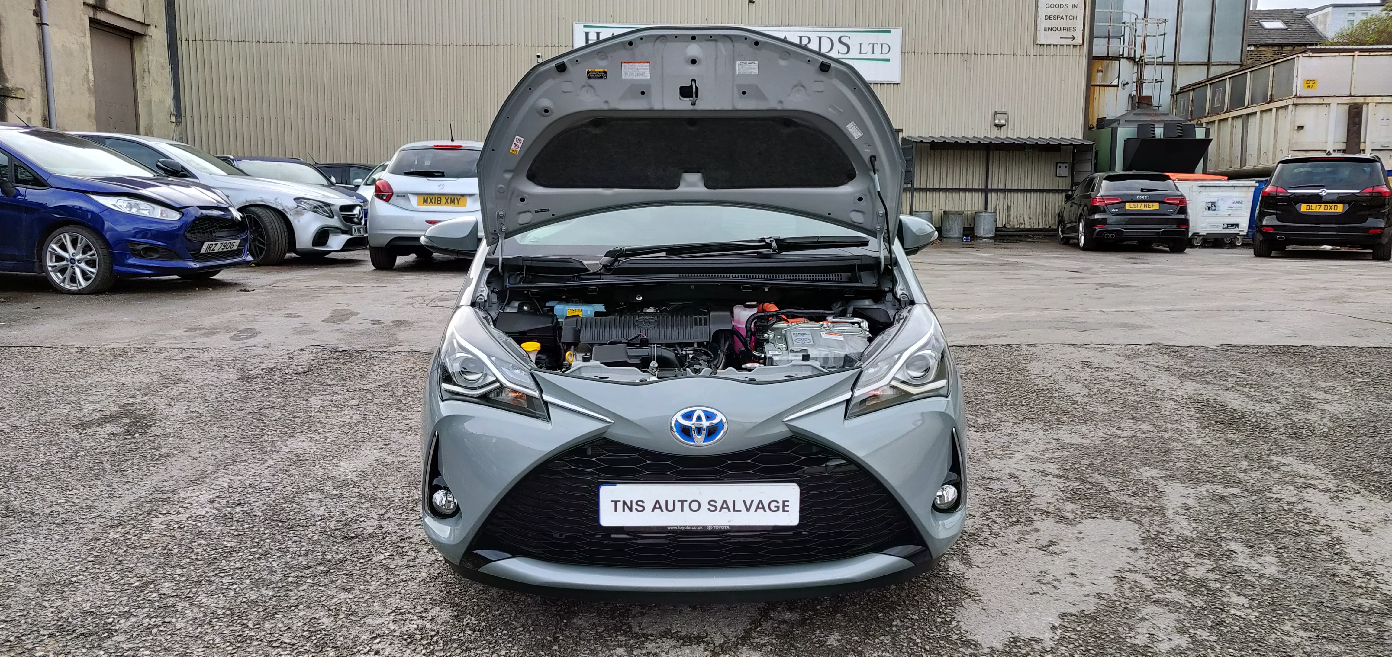2018 18 TOYOTA YARIS DESIGN 1.5 VVT-i HEV CV HYBRID CAT S DAMAGED SALVAGE