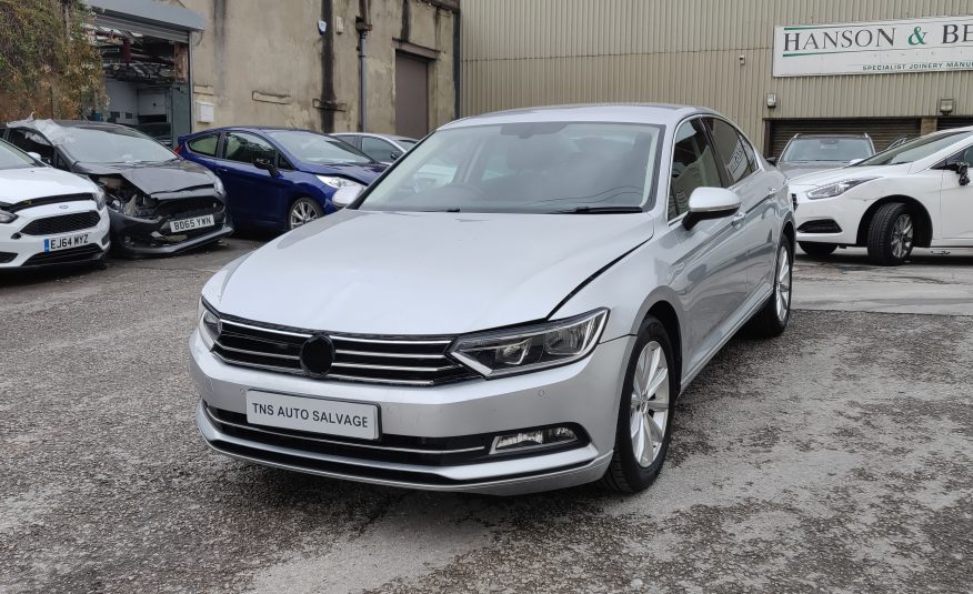 2017 VOLKSWAGEN PASSAT SE BUSINESS 2.0 TDI DSG UNRECORDED DAMAGED SALVAGE