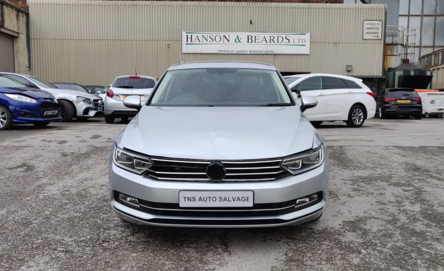 2017 VOLKSWAGEN PASSAT SE BUSINESS 2.0 TDI DSG UNRECORDED DAMAGED SALVAGE