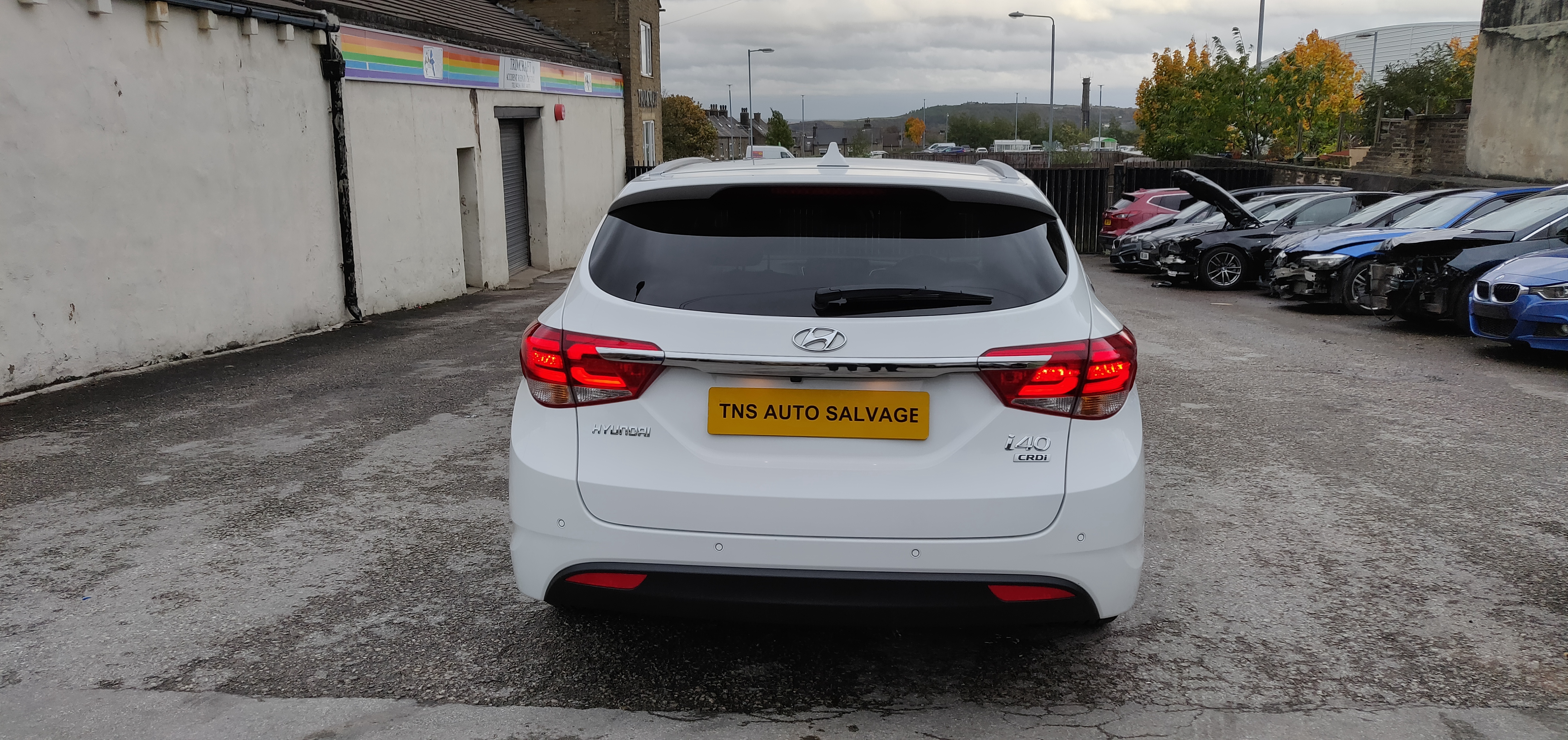 2017 17 HYUNDAI i40 SE NAV 1.7 CRDi BLUE DRIVE UNRECORDED DAMAGED SALVAGE