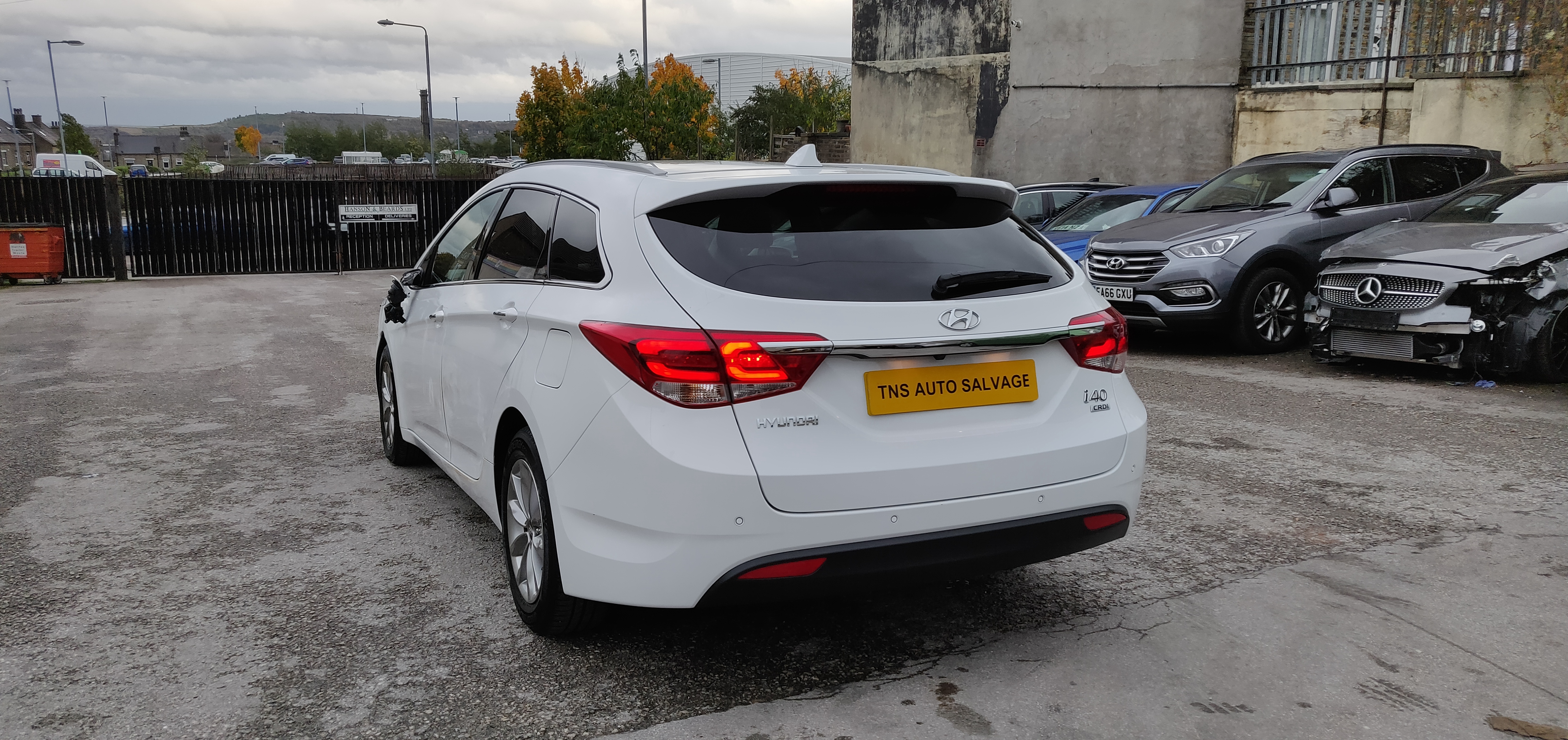2017 17 HYUNDAI i40 SE NAV 1.7 CRDi BLUE DRIVE UNRECORDED DAMAGED SALVAGE